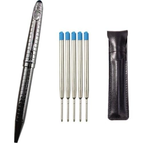 Jinhao Luxury High Quality Twist Wave Pattern Drawing Ink METAL Ballpoint Pen Stationery Office School Supplies New