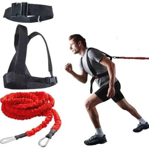 17ft Lightning Cord Dual Resistance Bungee Band Trainer Power Speed Training HEAVY