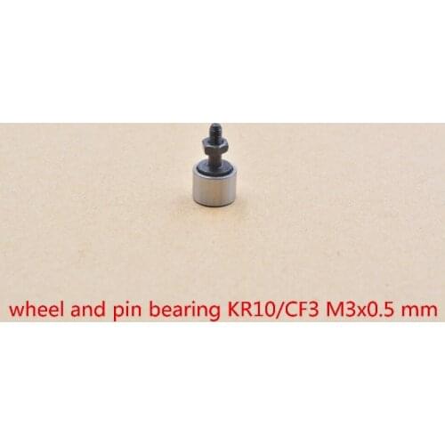 KR10 KRV10 CF3 cam follower needle bearing wheel and pin 1pcs