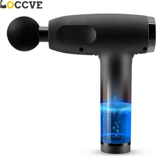 32 Gears LCD-Display Massage Gun Type-C charge Deep Muscle Massager Gun Vibration Therapy Body Massager Relieving Pain with bag