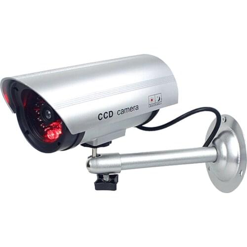 Dummy/Fake Camera AA Battery for Outdoor Indoor Surveillance Security Camera Bullet CCTV Camera Home Security