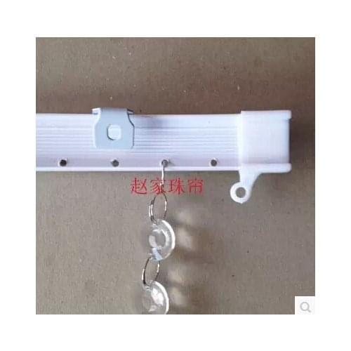 1m Rails Crystal bead curtain Curtain Line Dedicated Track Curtain rods hanging rod