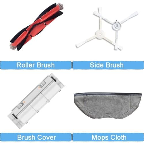 Roller Side Brush Cover Board Mop Cloth For Dreame F9 D9 Trouver FinderRobot Vacuum Cleaner Parts