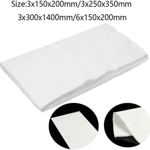 Fireproof Cotton Blanket High Temperature Insulation White Aluminum Silicate Needle Ceramic Fiber Fabric Refractory Fire Resist