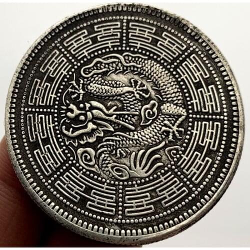 China Long Shou Hi Commemorative Collectible Coin Gift Lucky Coin Feng Shui