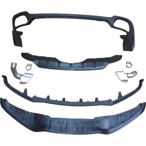 Suitable For F15 X5 Modified and Upgraded m Tech Small Surround Front Lip Rear Spoiler Straight Hair