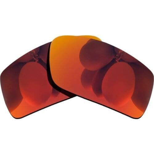 Polarized Sunglasses Replacement Lenses for-Eyepatch-2 OO9136 Frame - Fire Red