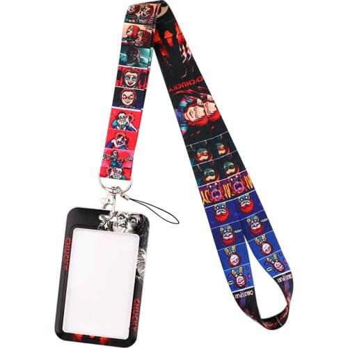 DB687 Horror Movie Cartoon Neck Strap Lanyard for Key Lanyard Card ID Holder Jewelry Decorations Key Chain Accessories Gifts