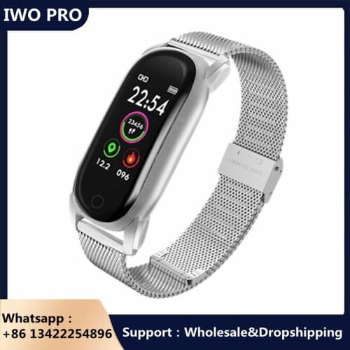 IWO PRO YH6 Temperature Smart Band Watch Women Men Smart Bracelet Fitness Tracker Smartband Top Luxury Wristband For Android IOS