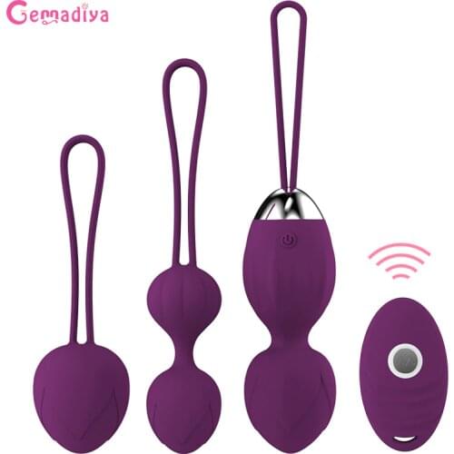 Vibrating Egg G Spot Vibrator Kegel Ball Wireless Remote Control Love Egg Female Masturbator Sex Toys for Women Exercise Vaginal