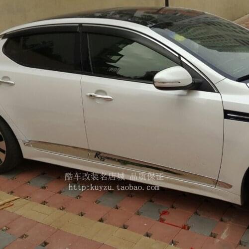 High-quality Abs Chrome Car Door Decoration Bright Strip For Kia Optima K5 2010 2011 2012 2013 2015 Car-styling Car-covers