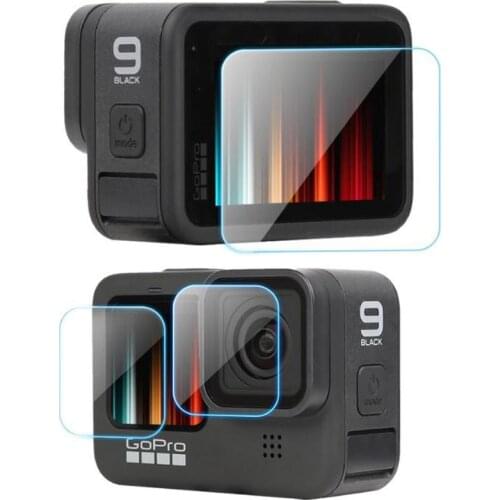 Tempered Glass Protector Cover For GoPro Hero 9 Black Protection Go pro Camera Lens Screen Gopro9 Protective Film Accessories