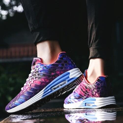 2021 Summer New Breathable Sports Couple Shoes Womens Shoes Air Cushion Camouflage Mesh Casual Shoes Mens Shoes