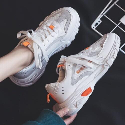 Size 35-44 Women Platform Sneakers Tenis Feminino Chunky Designers Woman Casual Basket Female Sport Mesh Lace Up Shoes B1549