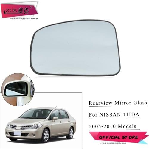 ZUK For Nissan TIIDA LATIO VERSA C11 2005-2010 For Dodge Trazo Exterior Door Rearview Side Mirror Glass Lens Heated