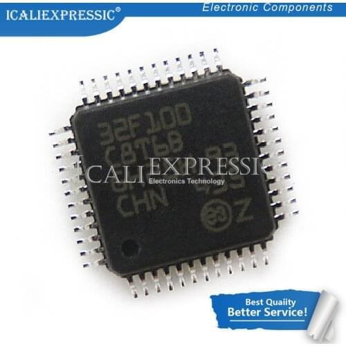 1PCS STM32F100C8T6 STM32F100C8T6B STM32F100 LQFP-48 In Stock
