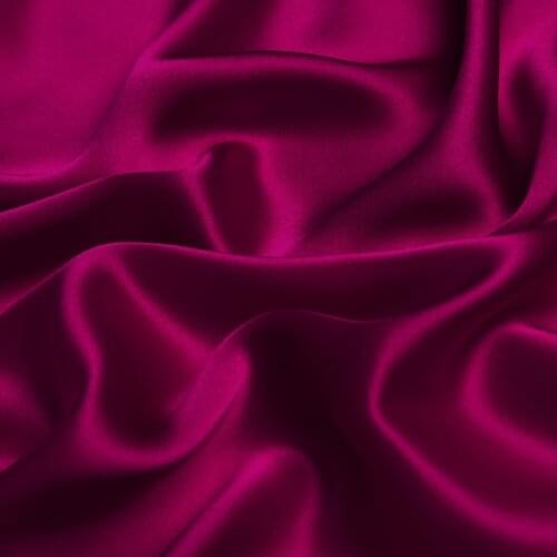 100% silk charmeuse satin 16mm 114cm(45") width festival fuchsia mulberry silk fabric NO.51