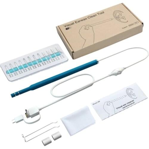 3 in 1 Multifunctional Ear Cleaner USB Endoscope 5.5mm Visual Earwax Clean Tool Ear Spoon Earpick Otoscope Camera 0.3MP