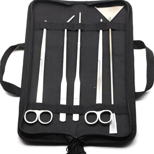 5pcs/set Aquarium Maintenance Tools Tweezers Scissors For Live Plants Grass Fish Tank Accessory Fish Aquatic Pet Supplies C42