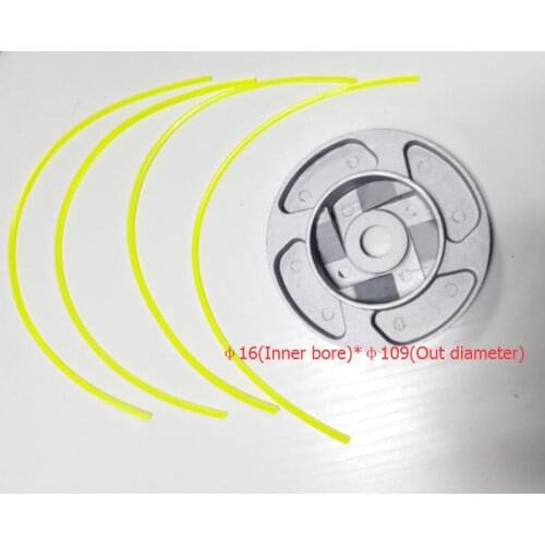 Aluminium head fit for grass cutter and grass trimmer cutter weed eater different model trimmer alumn trimmer head