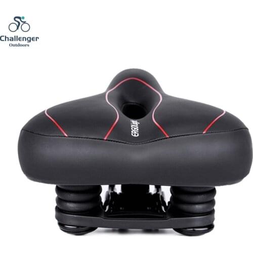 Shock Absorbing Hollow Saddle Bicycle Cycling Big Bum Saddle Seat Cushion Road MTB Bike Wide Soft Pad Bicycle Accessories