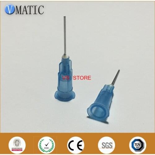 Free Shipping Quality 23G High Quality Dispensing Syringe Needle Metal Pinhead Glue Dispenser Needle Tip 1/2 Inch