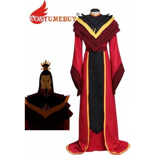 CostumeBuy Avatar The Legend of Aang The Last Airbender Fire Lord Ozai Costume Adult Men Halloween Carnival Cosplay cosutme