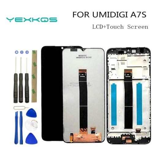 6.53 inch New UMIDIGI A7s LCD Display+Touch Screen Digitizer Assembly 100% Original LCD+Touch Digitizer for UMIDIGI A7S+Tools