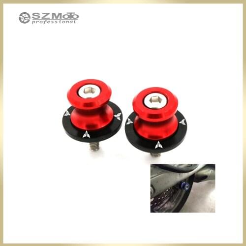 For YAMAHA FZ-09 FJ-09 MT09 MT-09 Tracer MT01 MT03 MT25 FZ-10 2018 Motorcycle Accessories Swingarm Spools slider M6 stand screws