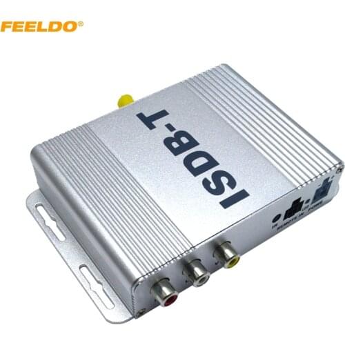 FEELDO 1Set Car Mobile High Quality ISDB-T Digital TV Receiver Box Tuner MPEG-4 For Japan/Brazil/South American #AM2128