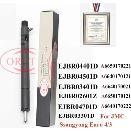 ORLTL Diesel fuel injector EJBR03401D,EJBR04601D EJBR04501D EJBR02601Z ,EJBR04701D EJBR04401D for SSANGYONG Euro 3,Euro 4
