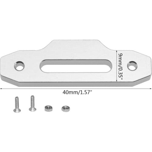 Metal Winch Control Mount Hawse Fairlead for trx4 SCX10 1/10 RC Rock Crawler Car U7EE