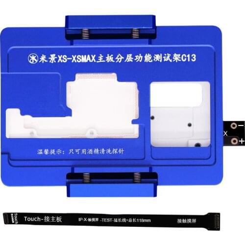 MJ C13 Motherboard Test Fixture Repair Tool Kit Motherboard Function Tester Platform for iPhone XS XS Max PCB Test