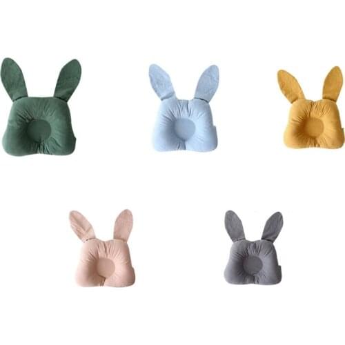 Cartoon Bear Baby Head Shaping Pillow Prevent Flat Head Nursing Pillow Cushion H3CD