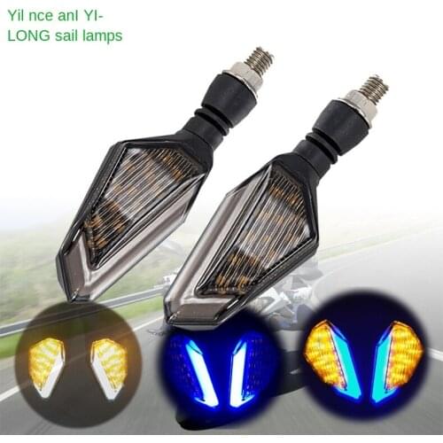 Spot Supply Cross-Border E-Commerce Motorcycle Modification 22led Two-Color Light Guide Steering Direction Signals