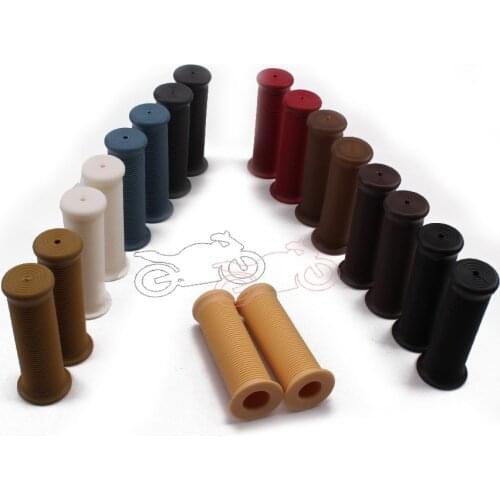 Assist Bar Ends Motorcycle Rubber Handlebar 1 Pair 1 inch 25mm Hand Grips for Suzuki Kawasaki For Harley Chopper IRON 883