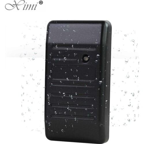 ID / IC / HID access control card reader MF13.56MHZ/EM12.5KHZ access control reader RS232 / 485,WG26 / 34 waterproof card reader