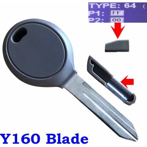 Transponder Key Chip Ignition Replacement Gray Brown Uncut Blade For Chrysler For DODGE For JEEP TRANSPONDER CHIP IGNITION KEY