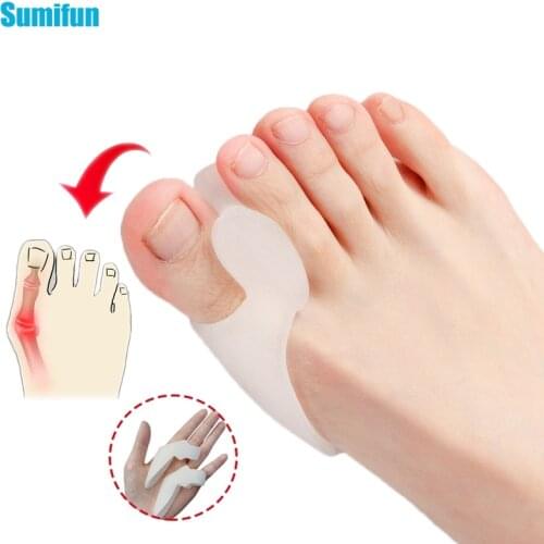 1/3 pairs Silicone Gel Bunion Big Toe Separator Foot Pad Stretch Corrector Spreaders Alignment Toe Bone Insole Foot Care Tool