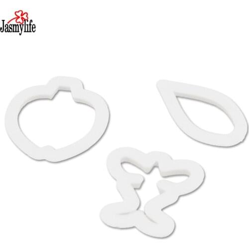 3PCS/SET Phoenix Plastic Cookie Cutter DIY Biscuit Mold Cupcake Decoration Fondant Pastry Cutter Cake Decorating Tools Baking