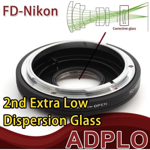 Optical Glass adapter Suit For Canon FD Lens To Nikon D5300 D610 D7100 D5200 D600 D3200 D800 D5100 D7000 D3100 D300S Camera