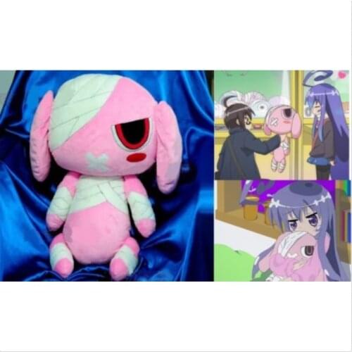 Anime Short Plush Doll.Acchi Kocchi.Miniwa Cosplay Tsumiki Soft Doll Rabbit 60cm