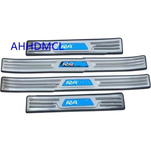 Car Welcome Pedal Threshold Strip Door Sill Strip For Rav4 2009 2010 2011 2012 2013 2014 2015 2016 2017 2018 2019 2020