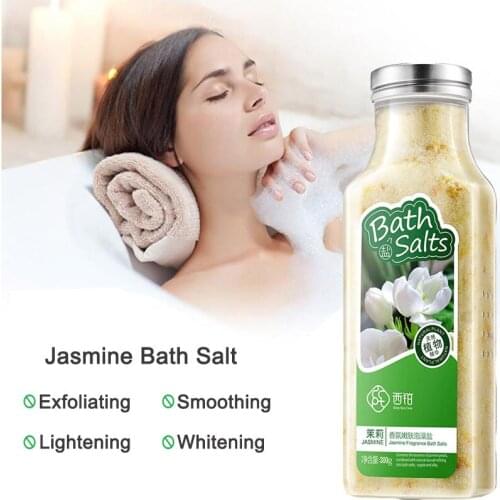 CCPT Jasmine Fragrance bath petals smoothing the jasmine extract exfoliating soak salt bath 300g