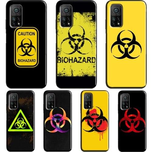 Biohazard Symbol Logo For Xiaomi Mi 11 Ultra Note 10 Lite Mi 9T 10T Pro A3 Coque For POCO X3 Pro M3 F1 F3 Case