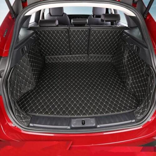 For Jaguar F-PACE 5PCS Car Auto Special Trunk Mats Durable Boot Carpets Car Styling Accessories Interior Floor Mats