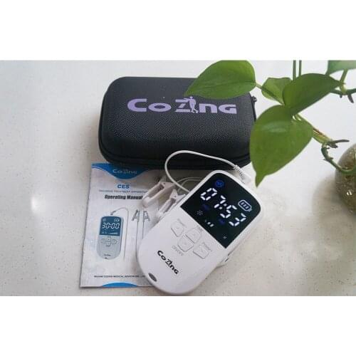 CES Cranial Electrotherapy Stimulator Therapy Sleep Aid Device Insomnia Anxiety Depression Migraine Removal Headache Relief