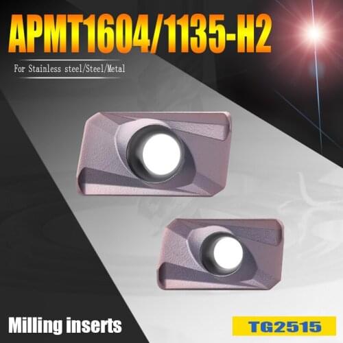 BAP300R RAP400R Face milling cutter head carbide inserts APMT1135PDER H2 APMT1604-H2 90 degree R0.8mm milling insert for steel