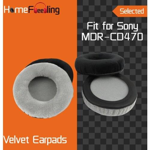 Homefeeling Earpads for Sony MDR CD470 Headphones Earpad Cushions Covers Velvet Ear Pad Replacement