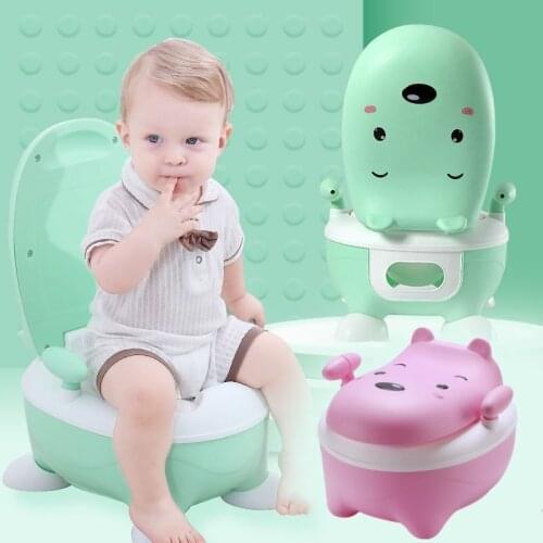 Cattle Soft Backrest Cartoon Pot Childrens Potty Baby Toilet For Boys Children Baby Potty Training Girls Portable Toilet Bedpan